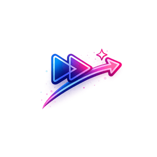 Fast forward icon representing instantly moving to the next video chat partner.