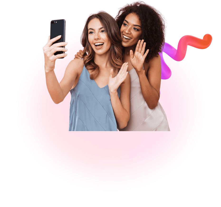 Mixu users on a live random video chat — a real alternative to Omegle